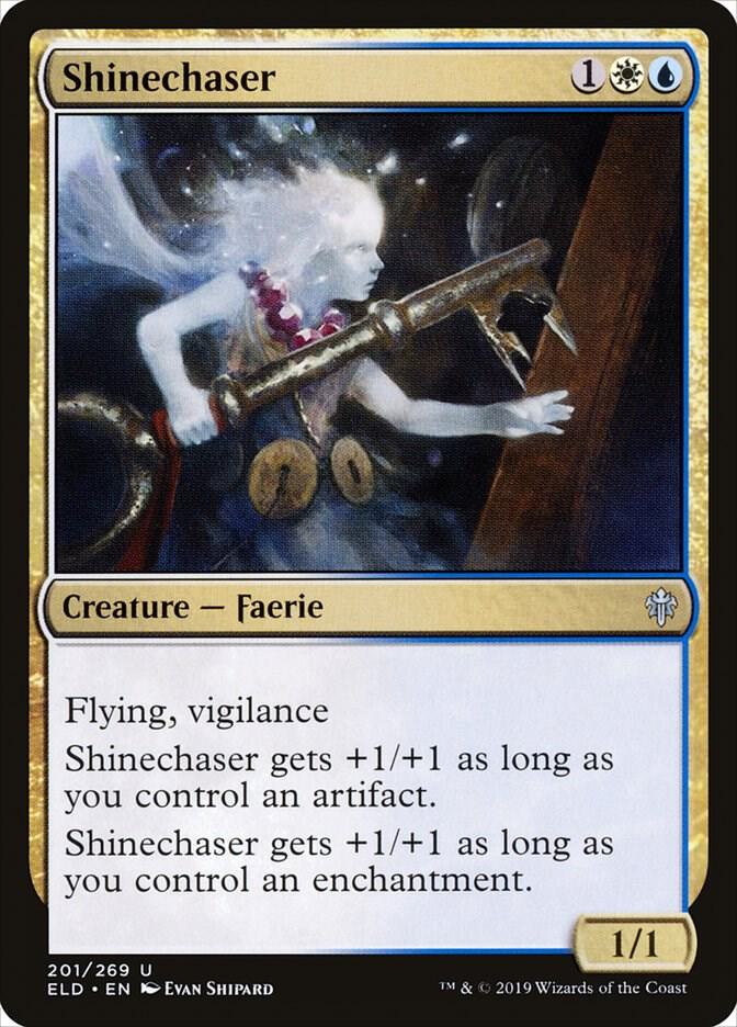 Shinechaser 201 card from Throne of Eldraine