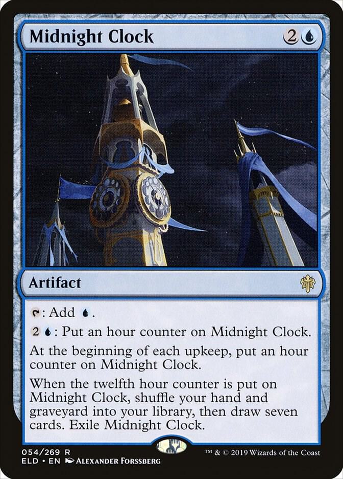 Midnight Clock 54 card from Throne of Eldraine