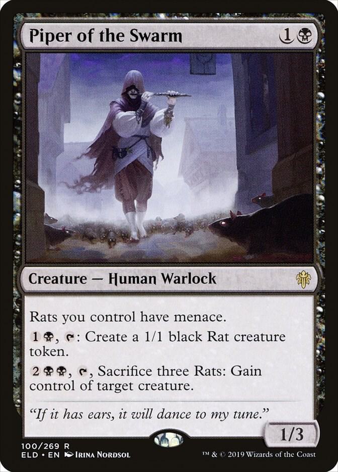 Piper of the Swarm 100 card from Throne of Eldraine