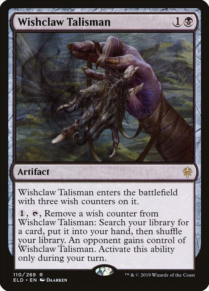 Wishclaw Talisman 110 card from Throne of Eldraine