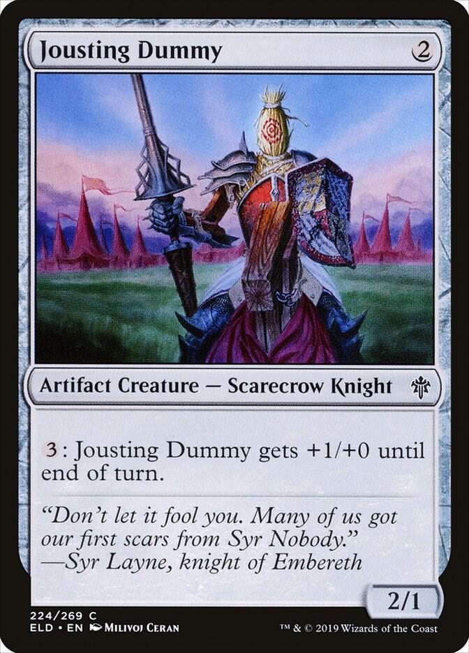 Jousting Dummy 224 card from Throne of Eldraine