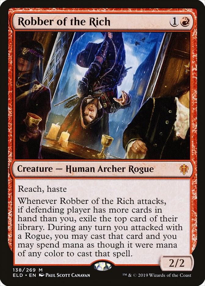 Robber of the Rich 138 card from Throne of Eldraine