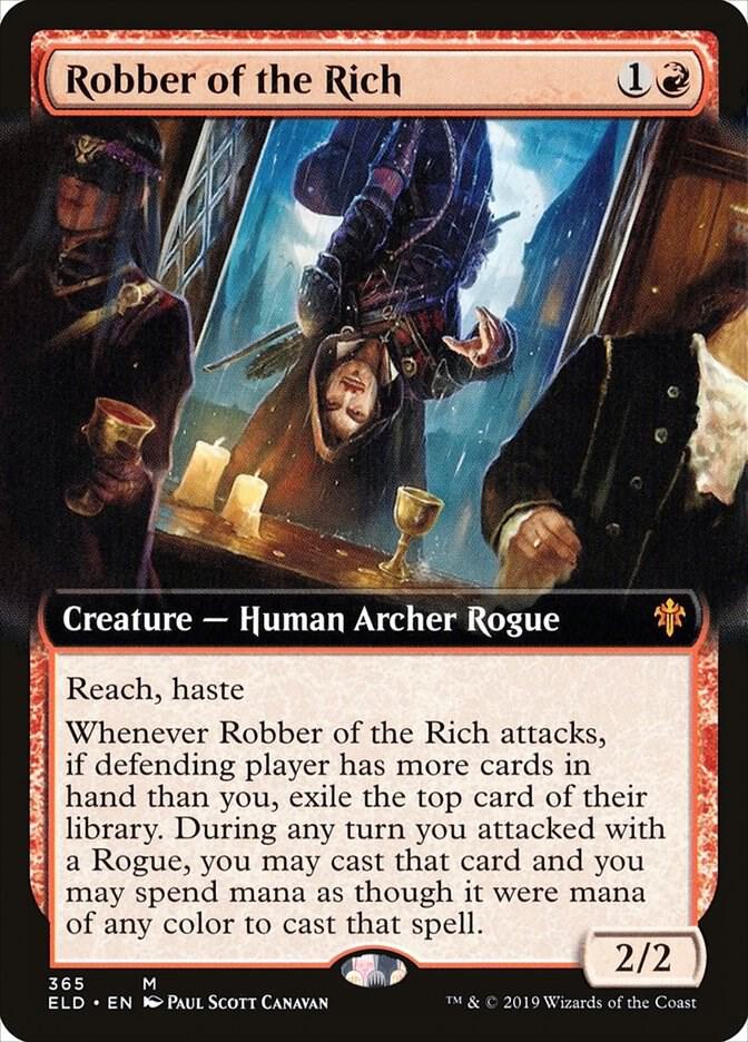 Robber of the Rich (Extended Art) 365 card from Throne of Eldraine