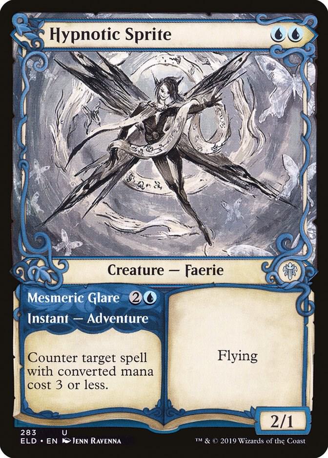 Hypnotic Sprite (Showcase) 283 card from Throne of Eldraine