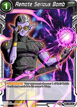 Remote Serious Bomb DB1-086 card from Draft Box 04 - Dragon Brawl