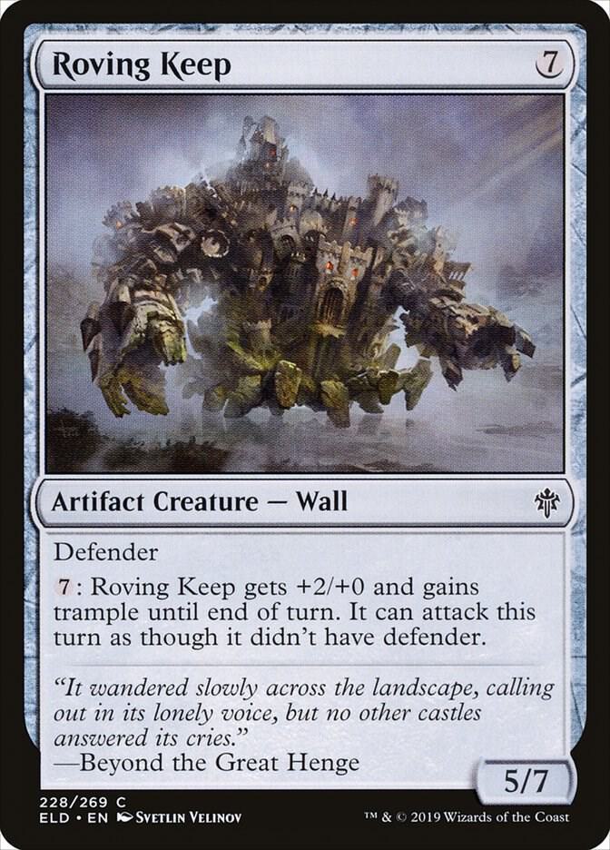 Roving Keep 228 card from Throne of Eldraine