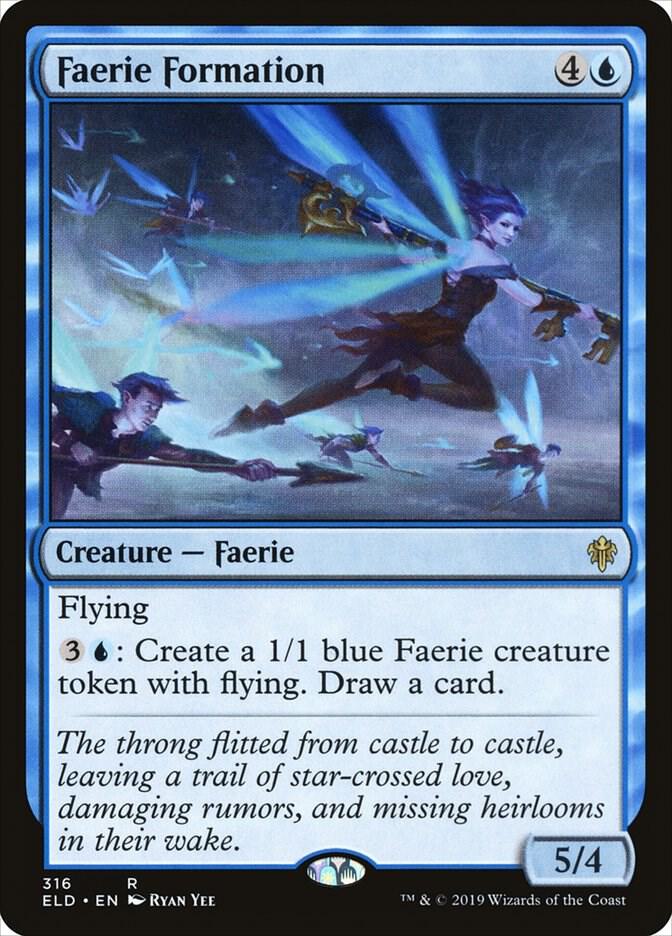 Faerie Formation 316 card from Throne of Eldraine