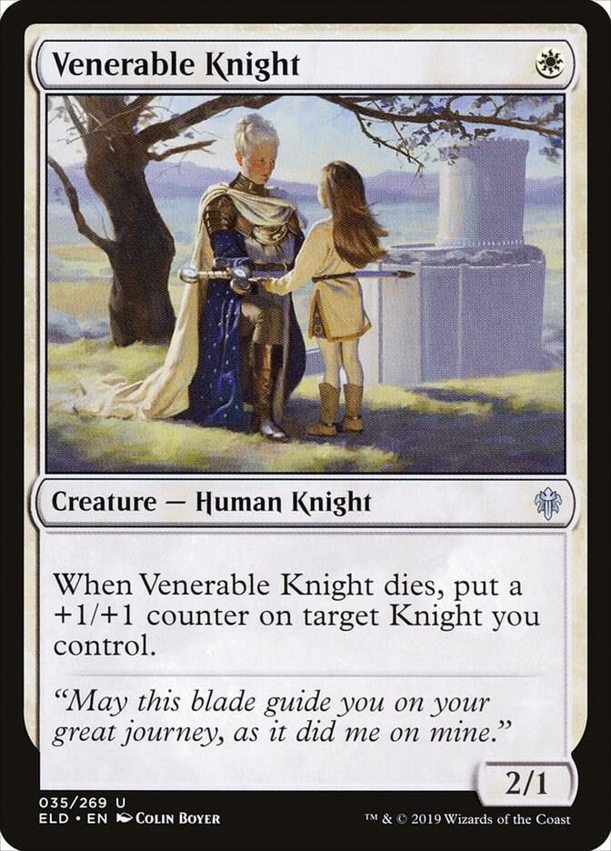 Venerable Knight 35 card from Throne of Eldraine