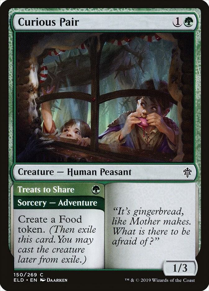 Curious Pair 150 card from Throne of Eldraine