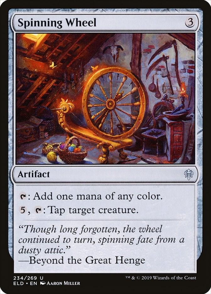 Spinning Wheel 234 card from Throne of Eldraine