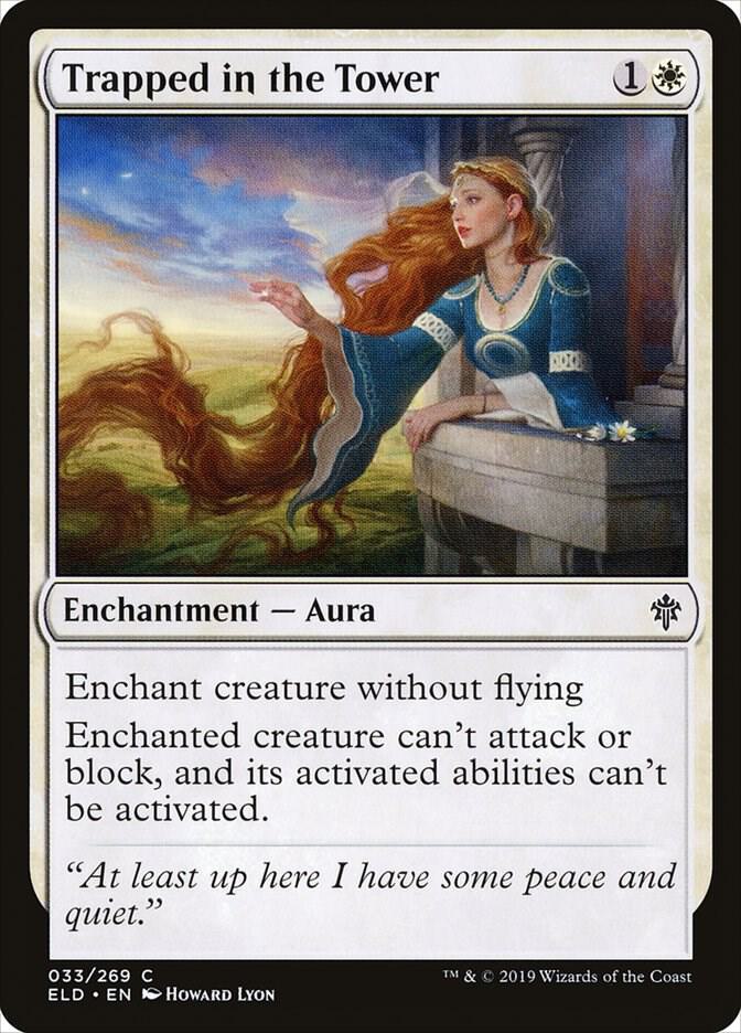Trapped in the Tower 33 card from Throne of Eldraine