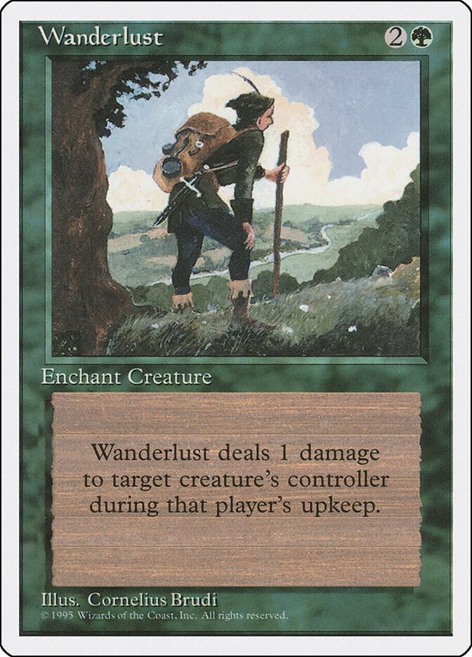 Wanderlust card from Fourth Edition