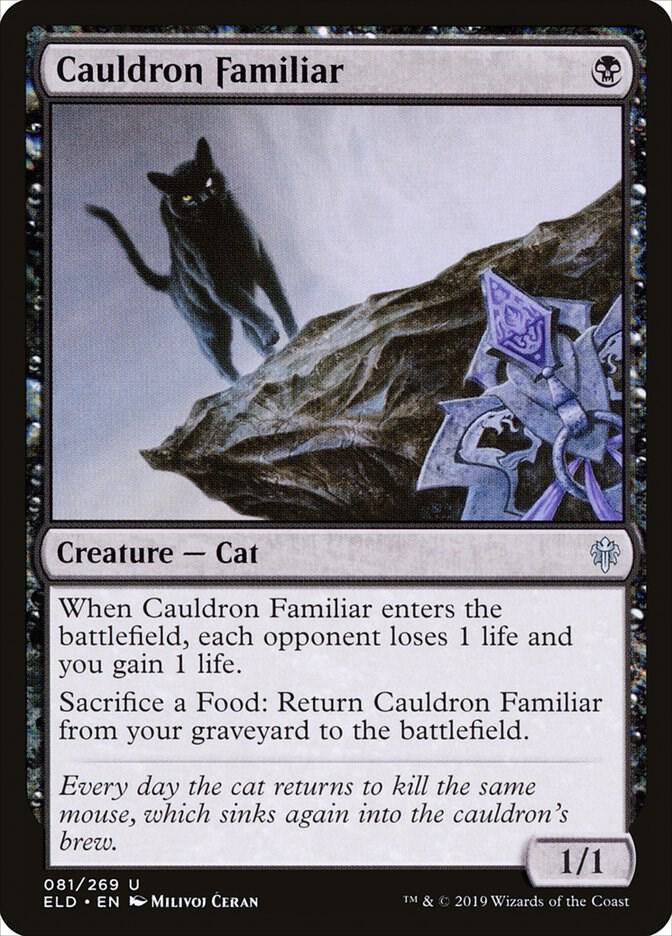 Cauldron Familiar 81 card from Throne of Eldraine