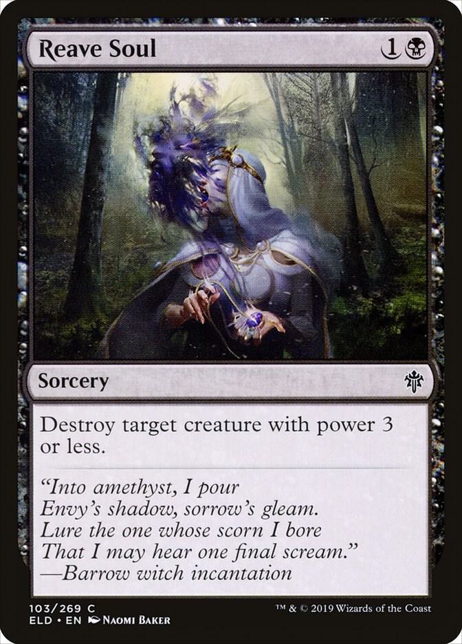 Reave Soul 103 card from Throne of Eldraine