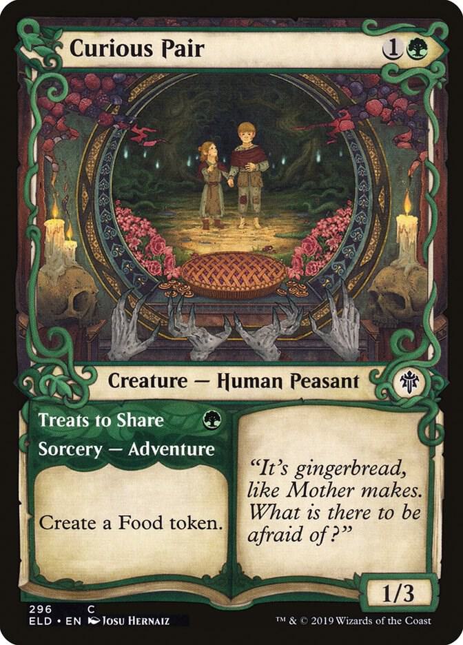 Curious Pair (Showcase) 296 card from Throne of Eldraine