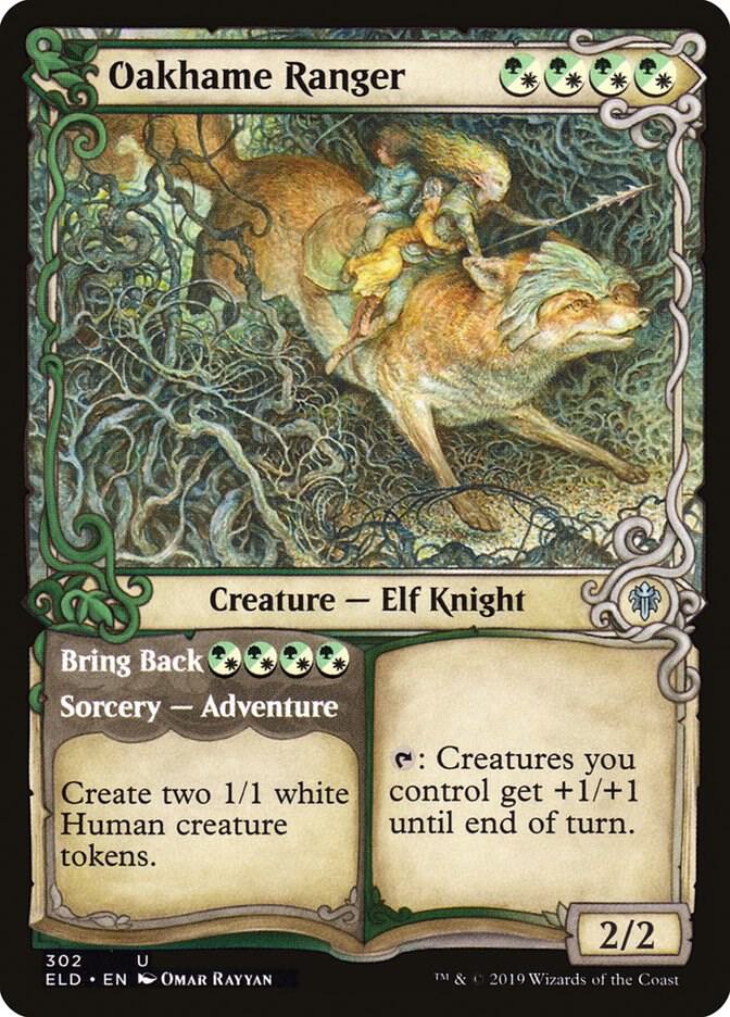 Oakhame Ranger (Showcase) 302 card from Throne of Eldraine
