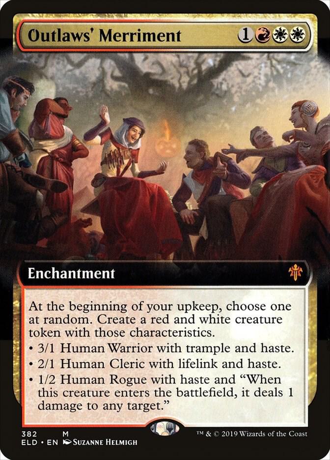 Outlaws' Merriment (Extended Art) 382 card from Throne of Eldraine