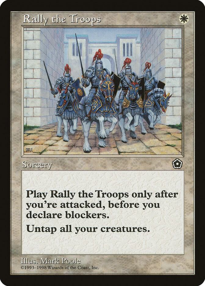 Rally the Troops card from Portal Second Age