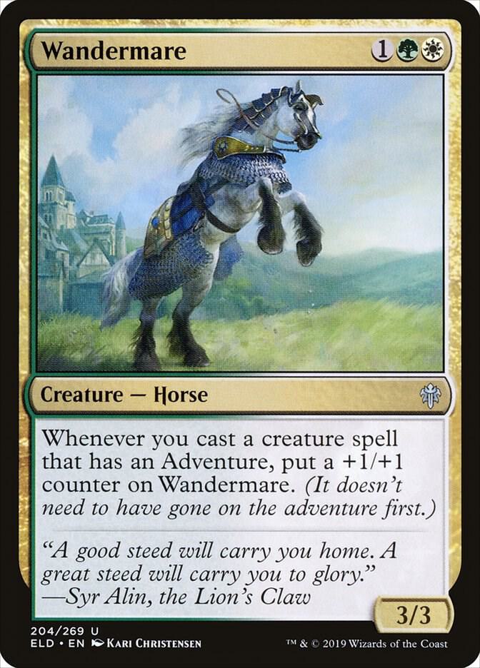Wandermare 204 card from Throne of Eldraine