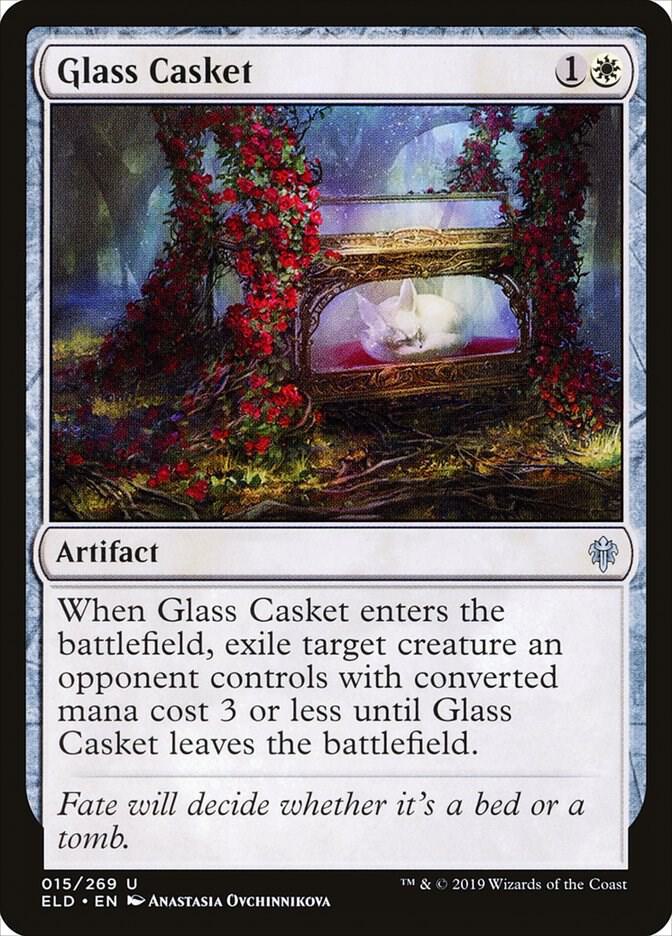 Glass Casket 15 card from Throne of Eldraine