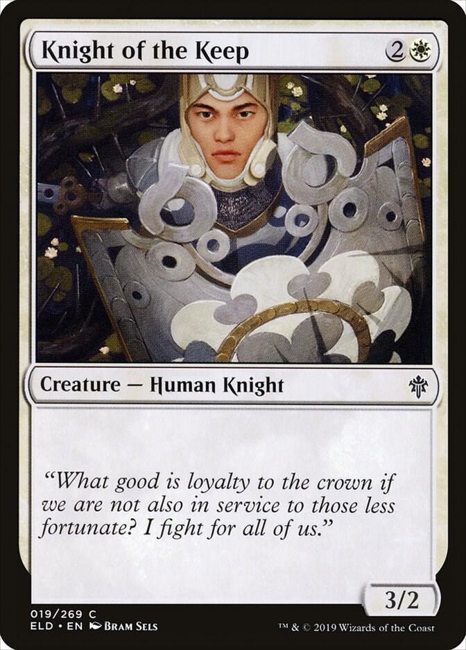 Knight of the Keep 19 card from Throne of Eldraine