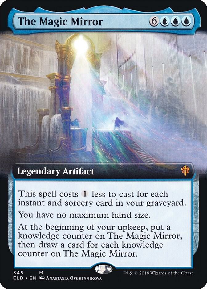 The Magic Mirror (Extended Art) 345 card from Throne of Eldraine