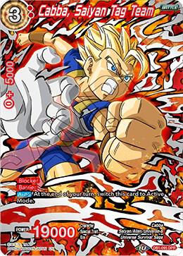 Cabba, Saiyan Tag Team DB1-095 card from Draft Box 04 - Dragon Brawl