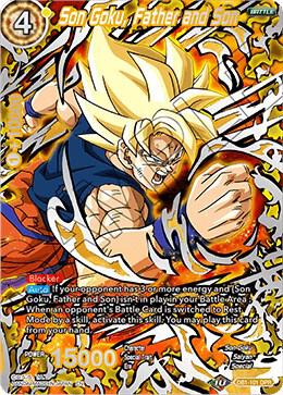 Son Goku, Father and Son DB1-101 card from Draft Box 04 - Dragon Brawl