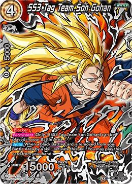 SS3 Tag Team Son Gohan DB1-102 card from Draft Box 04 - Dragon Brawl