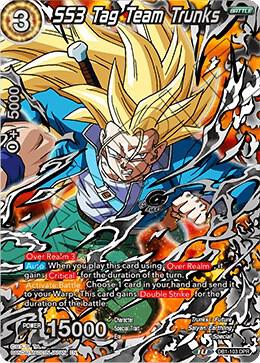 SS3 Tag Team Trunks DB1-103 card from Draft Box 04 - Dragon Brawl