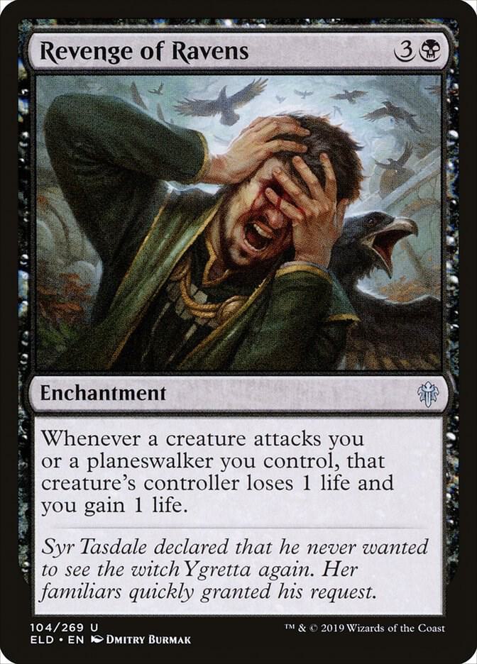 Revenge of Ravens 104 card from Throne of Eldraine