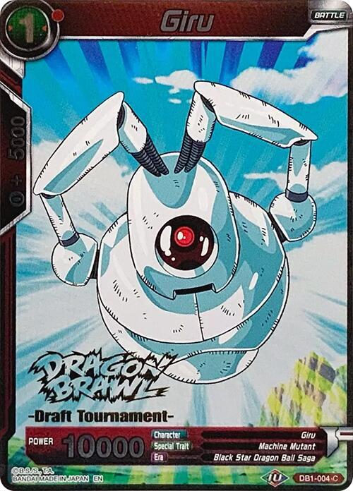 Giru (Dragon Brawl Draft Tournament Gold Stamped) DB1-004 card from Promotion Cards