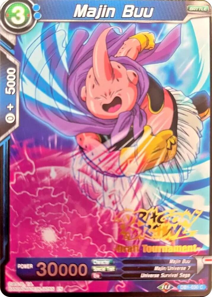 Majin Buu (Dragon Brawl Draft Tournament Gold Stamped) DB1-030 card from Promotion Cards