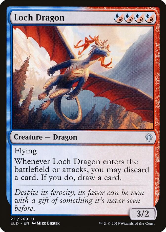 Loch Dragon 211 card from Throne of Eldraine