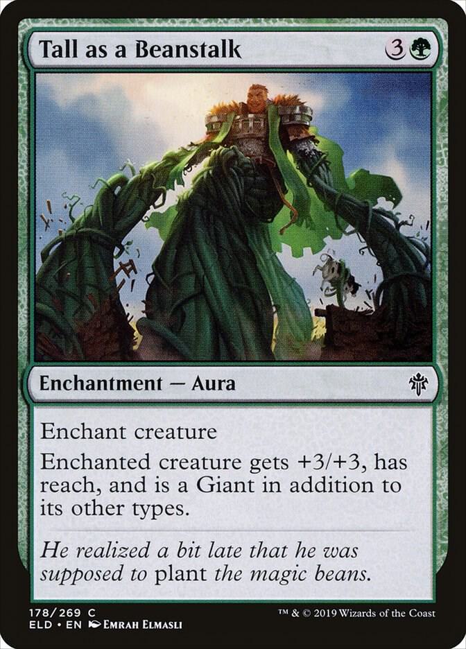 Tall as a Beanstalk 178 card from Throne of Eldraine