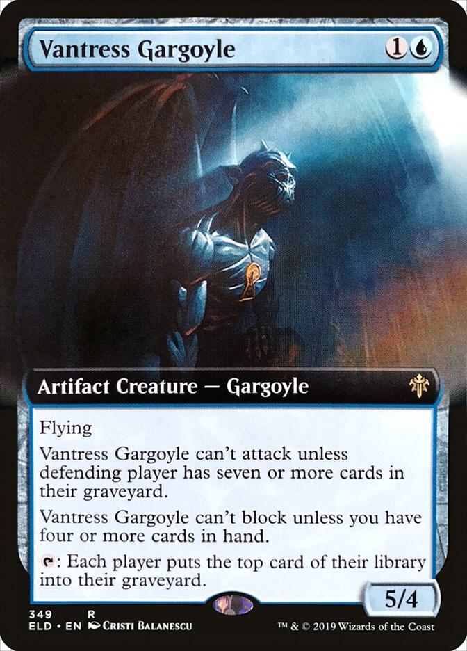 Vantress Gargoyle (Extended Art) 349 card from Throne of Eldraine