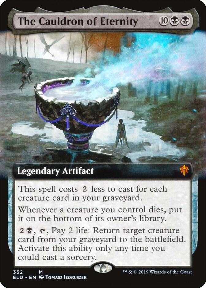 The Cauldron of Eternity (Extended Art) 352 card from Throne of Eldraine