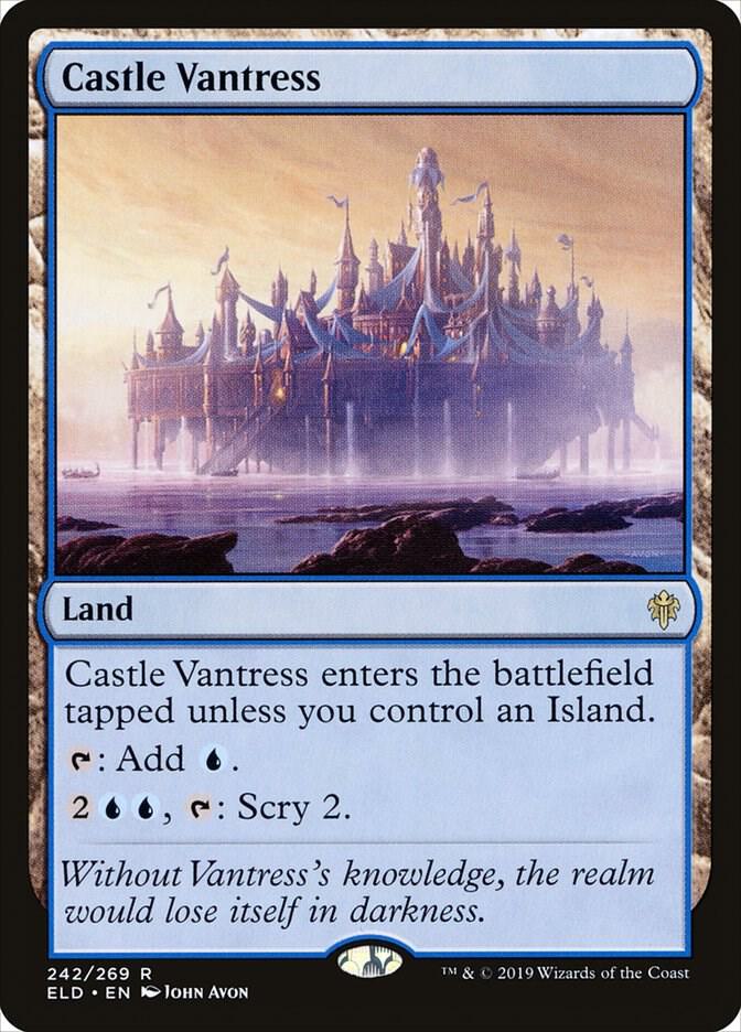 Castle Vantress 242 card from Throne of Eldraine