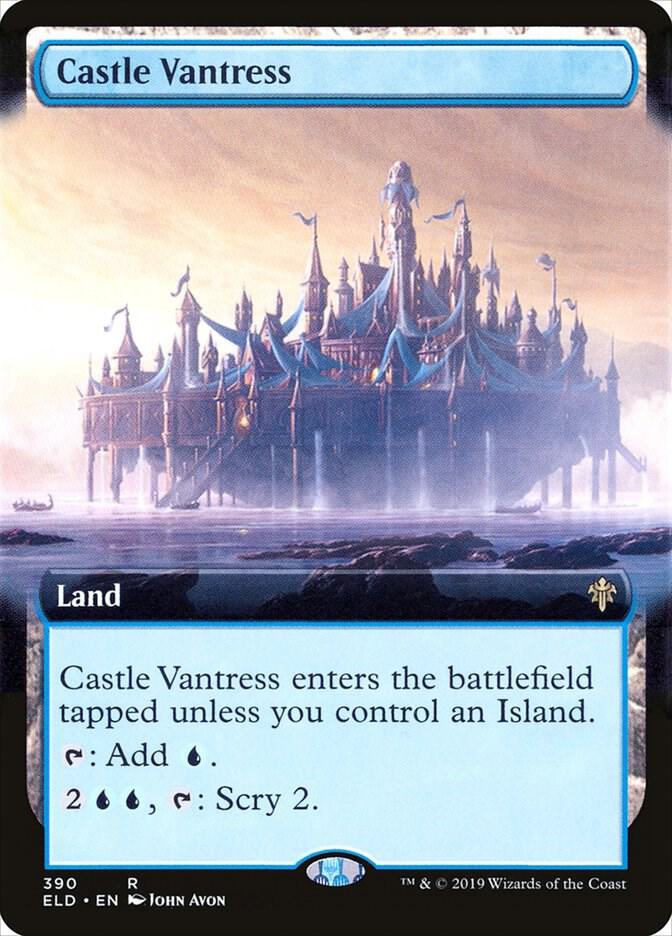Castle Vantress (Extended Art) 390 card from Throne of Eldraine
