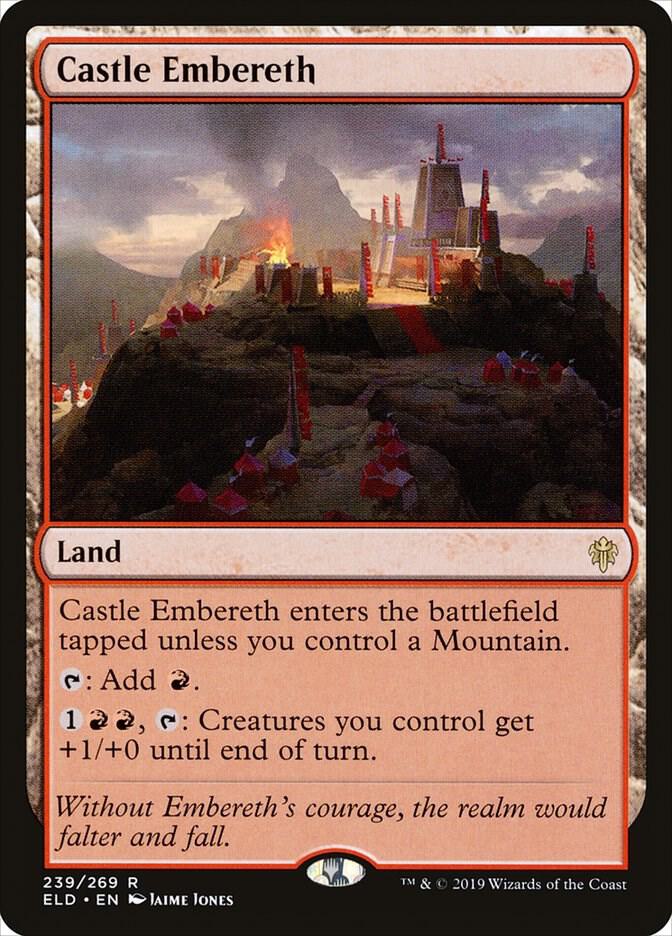 Castle Embereth 239 card from Throne of Eldraine