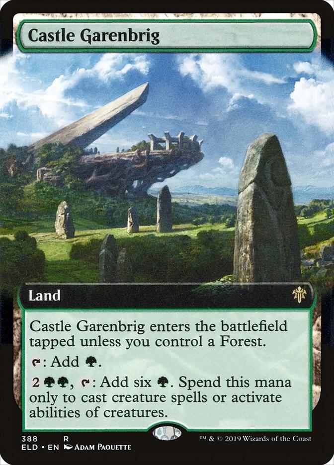 Castle Garenbrig (Extended Art) 388 card from Throne of Eldraine