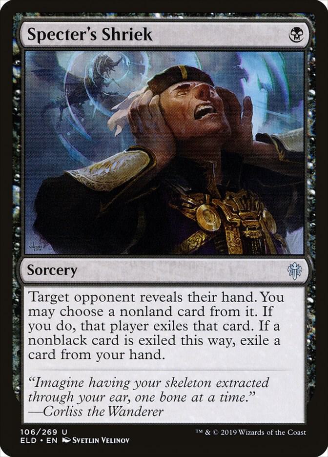 Specter's Shriek 106 card from Throne of Eldraine