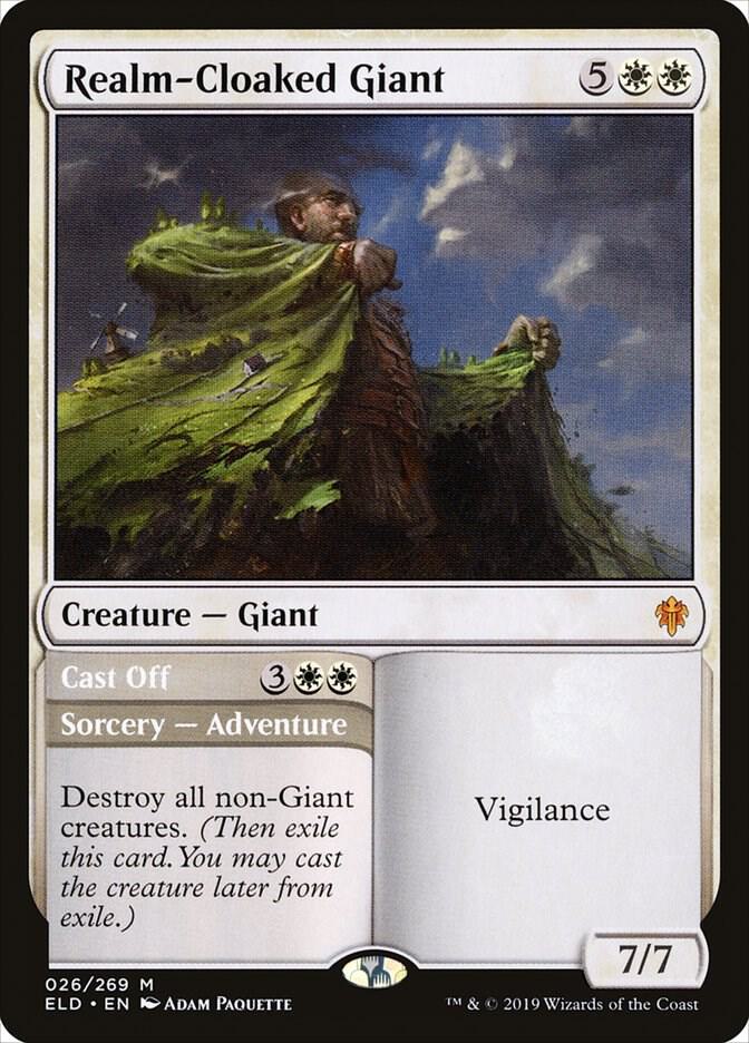 Realm-Cloaked Giant 26 card from Throne of Eldraine