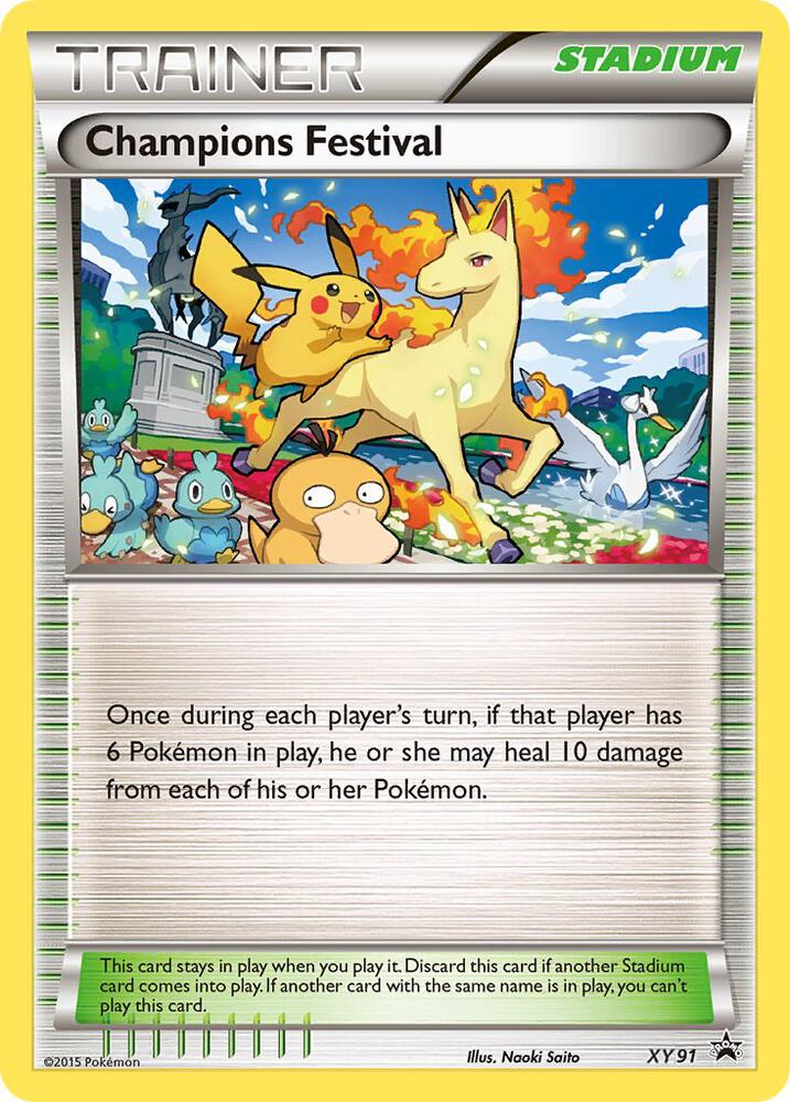 Champions Festival (2015) XY91 card from XY Promos