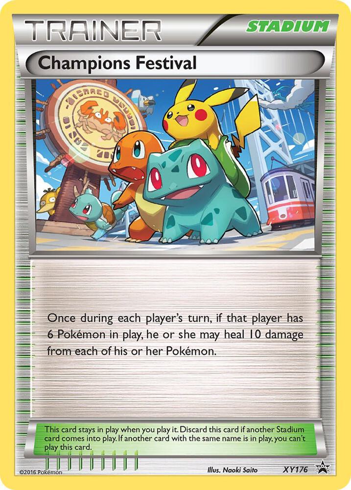 Champions Festival (2016) XY176 card from XY Promos