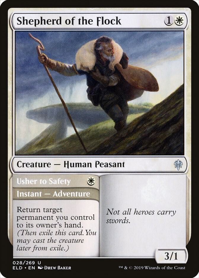 Shepherd of the Flock 28 card from Throne of Eldraine