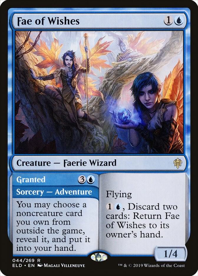 Fae of Wishes 44 card from Throne of Eldraine