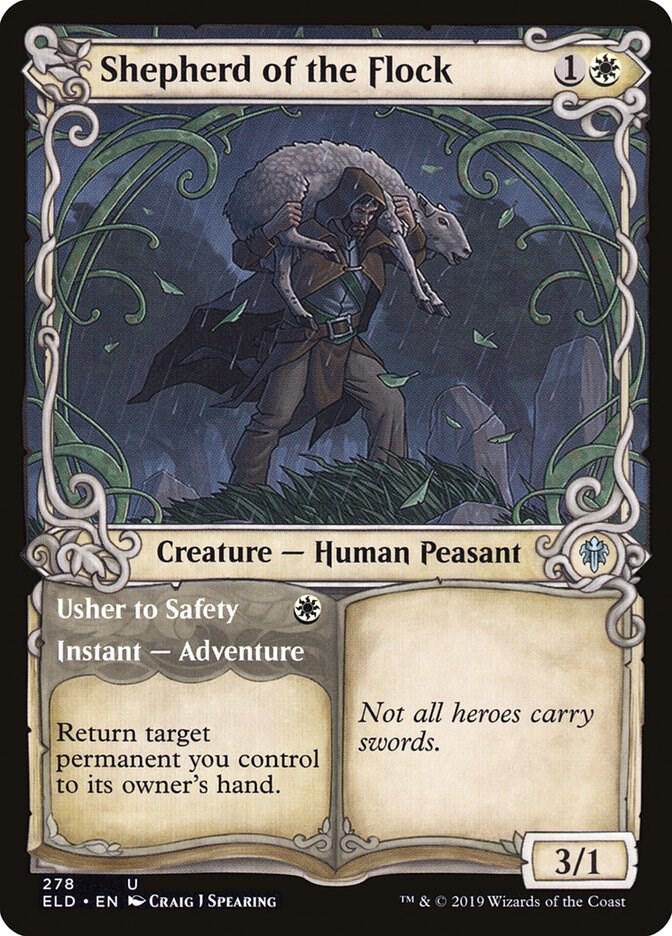 Shepherd of the Flock (Showcase) 278 card from Throne of Eldraine