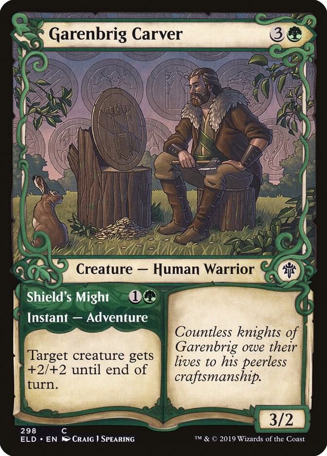 Garenbrig Carver (Showcase) 298 card from Throne of Eldraine