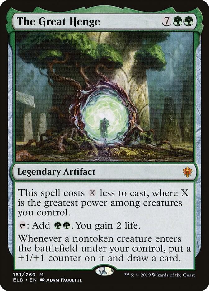 The Great Henge 161 card from Throne of Eldraine